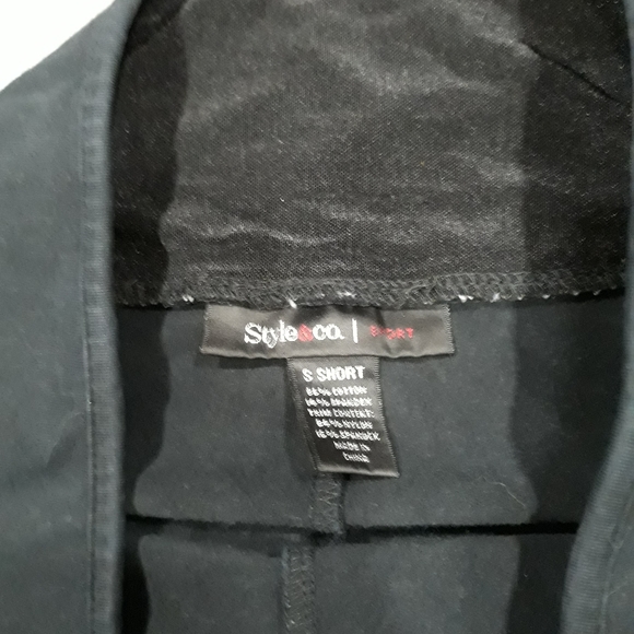 Style $ Co. Black Stretchy Workout Sport Pants - Picture 3 of 4
